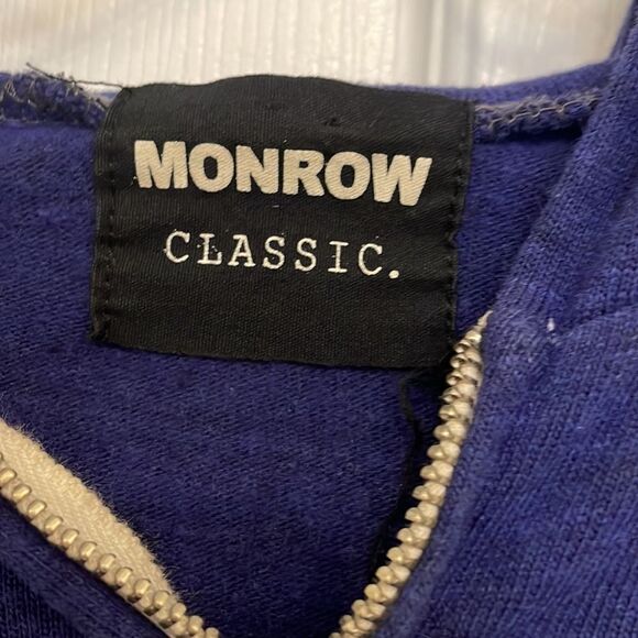 Monrow Classic Blue Hoodie - Picture 2 of 6